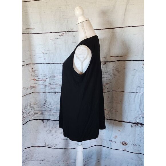 Eileen Fisher Viscose Blend Tunic Length Tank Size Large - Picture 3 of 6